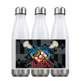 Blue Crab Maryland LAX, Steel Slim Neck Bottle 18oz