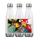 Maryland Oriole, Steel Slim Neck Bottle 18oz