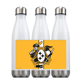 Pittsburgh Three Rivers Roar Sports Fan Crest, Steel Slim Neck Bottle 18oz