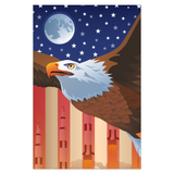 The Eagle Has Landed Garden Flag by Joe Barsin, 12x18