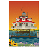 Thomas Point Shoal Lighthouse, Garden Flag, 12x18