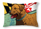 Maryland Chesapeake Bay Retriever  - Throw Pillow