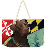 Maryland Chocolate Lab - Weekender Tote Bag