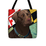 Maryland Chocolate Lab - Tote Bag