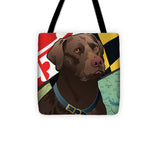 Maryland Chocolate Lab - Tote Bag