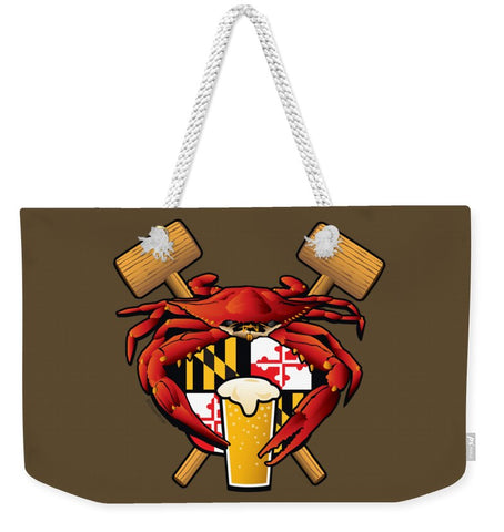 Maryland Crab Feast Crest - Weekender Tote Bag