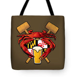 Maryland Crab Feast Crest - Tote Bag