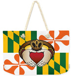 Maryland Irish Claddagh  - Weekender Tote Bag