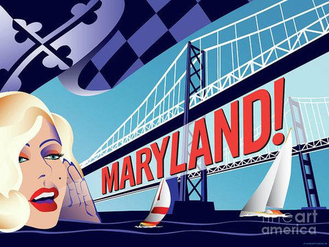 Maryland Monroe - Art Print