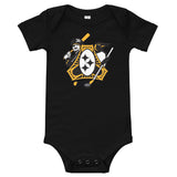 Pittsburgh - Three Rivers Roar Sports Fan Crest - Baby Onesie