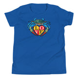 Blue Crab LOVE Crest - Youth Short Sleeve T-Shirt