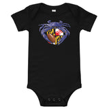 Raven Crab Football Maryland Crest, Baby Onesie