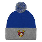 Maryland Crab Feast Crest, Embroidered Beanie Pom-Pom