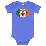 Irish Claddagh Oval Magnet, Baby Onesie