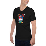 Chicago Sports Fan Crest - Unisex Short Sleeve V-Neck T-Shirt