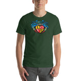 Blue Crab LOVE Crest - Short-Sleeve Unisex T-Shirt