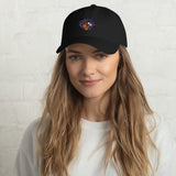 Raven Crab Football Maryland Crest, Embroidered Baseball Hat