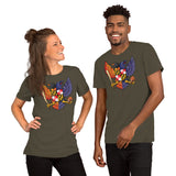 Birdland Baltimore Raven & Oriole Maryland Crest - Short-Sleeve Unisex T-Shirt