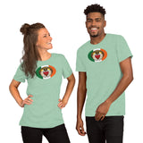 Irish Claddagh Oval Magnet, Short-Sleeve Unisex T-Shirt