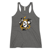 Pittsburgh - Three Rivers Roar Sports Fan Crest - Women's Racerback Tank