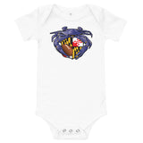 Raven Crab Football Maryland Crest, Baby Onesie