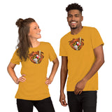 Oriole Baseball Crab Maryland Crest, Short-Sleeve Unisex T-Shirt