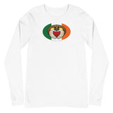 Irish Claddagh Oval Magnet, Unisex Long Sleeve Tee