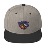 Raven Crab Football Maryland Crest, Embroidered Snapback Hat