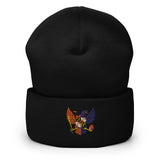 Birdland Baltimore Raven and Oriole MD Shield, Embroidered Beanie