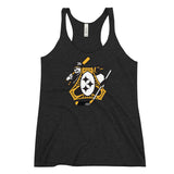 Pittsburgh - Three Rivers Roar Sports Fan Crest - Women's Racerback Tank