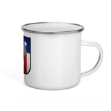 US Silver Lab, Enamel Mug 12 oz