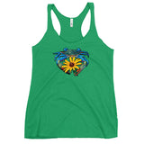 Blue Crab Maryland Black-Eyed Susan, Women's Racerback Tank