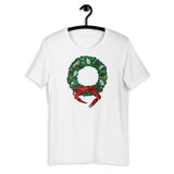 Holiday Crab Wreath, Short-Sleeve Unisex T-Shirt