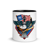 Fly, Philly, Fly! Sports Fan Crest - Mug with Color Inside