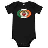 Irish Claddagh Oval Magnet, Baby Onesie