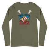 Blue Crab Maryland Lax Crest, Unisex Long Sleeve Tee