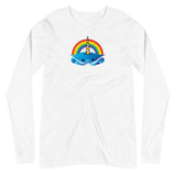 Unicorn Crab w/ Rainbow, Unisex Long Sleeve Tee