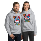 Chicago Sports Fan Crest- Unisex Hoodie