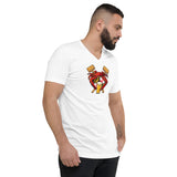 Maryland Crab Feast Crest - Unisex Short Sleeve V-Neck T-Shirt