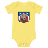 US Silver Lab Crest, Baby Onesie