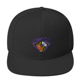 Raven Crab Football Maryland Crest, Embroidered Snapback Hat