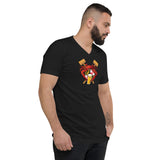 Maryland Crab Feast Crest - Unisex Short Sleeve V-Neck T-Shirt