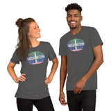 Washington DC skyline Oval, Short-Sleeve Unisex T-Shirt