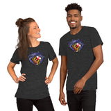 Raven Crab Football Maryland Crest, Short-Sleeve Unisex T-Shirt