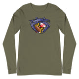 Raven Crab Football Maryland Crest, Unisex Long Sleeve Tee