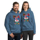 Chicago Sports Fan Crest- Unisex Hoodie