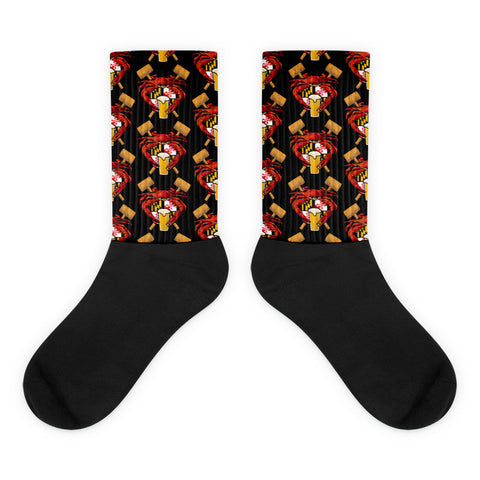 Maryland Crab Feast Crest - Socks