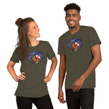 Raven Crab Football Maryland Crest, Short-Sleeve Unisex T-Shirt