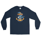 Blue Angels Fouled Anchor, Long Sleeve Shirt