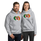 Irish Claddagh Oval Magnet, Unisex Hoodie